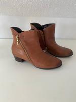 Braun goldene Gerry Weber Leder Stiefeletten Stiefel Größe 41 Bayern - Attenkirchen Vorschau