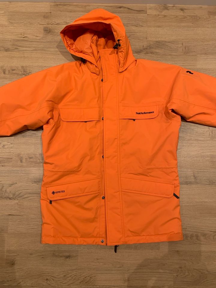 Peak Performance M Gore-Tex 2L Parka Jacke Ski orange neu in Dachau