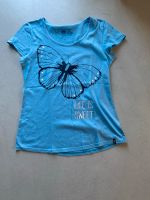 Trigema T-Shirt Shirt blau Schmetterling Gr. M Hessen - Rodgau Vorschau