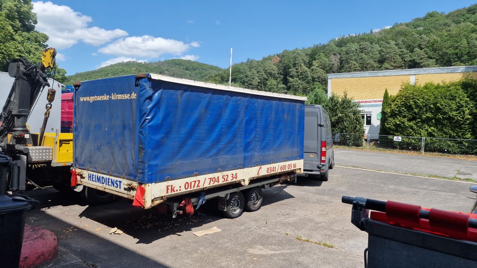 Planenaufbau, Getränkeaufbau, Unterstand, Lagerfläche MAN 7.150 in Hergenroth