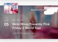 Nicki Minaj in Köln! 2 Tickets im Unterrang! Nordrhein-Westfalen - Alfter Vorschau