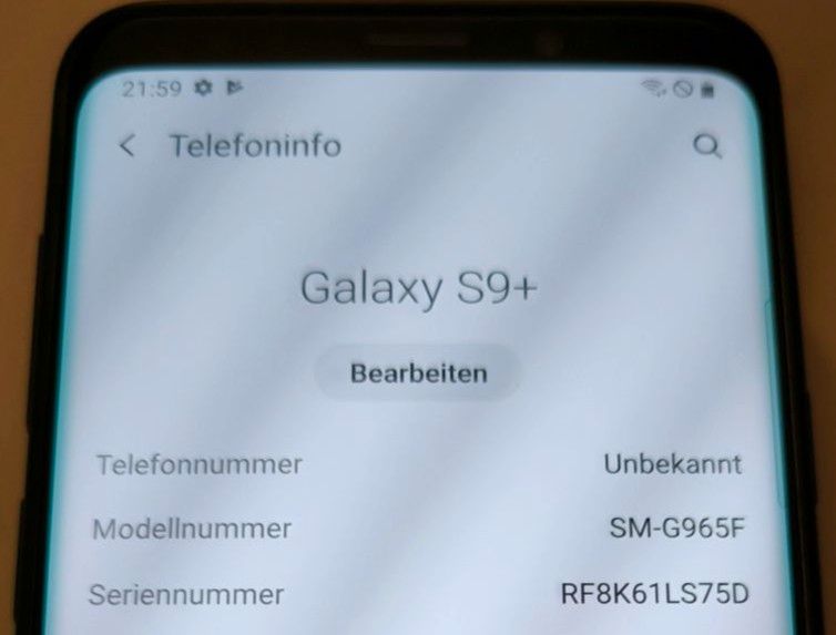 Samsung Galaxy S9 Plus (SM-G965F/DS)_Dual Sim_64GB_Gold in Trossingen