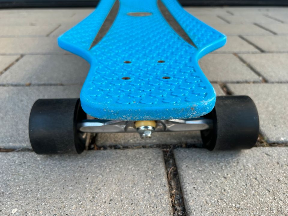 Hudora Longboard Kunststoff blau/schwarz in Leipzig