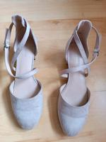 Schuhe offen Pumps Schnürung beige Sommer Bochum - Bochum-Ost Vorschau