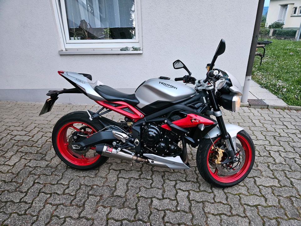 Triumph Street Triple Rx - Top Zustand, TÜV neu! in Rheinfelden (Baden)