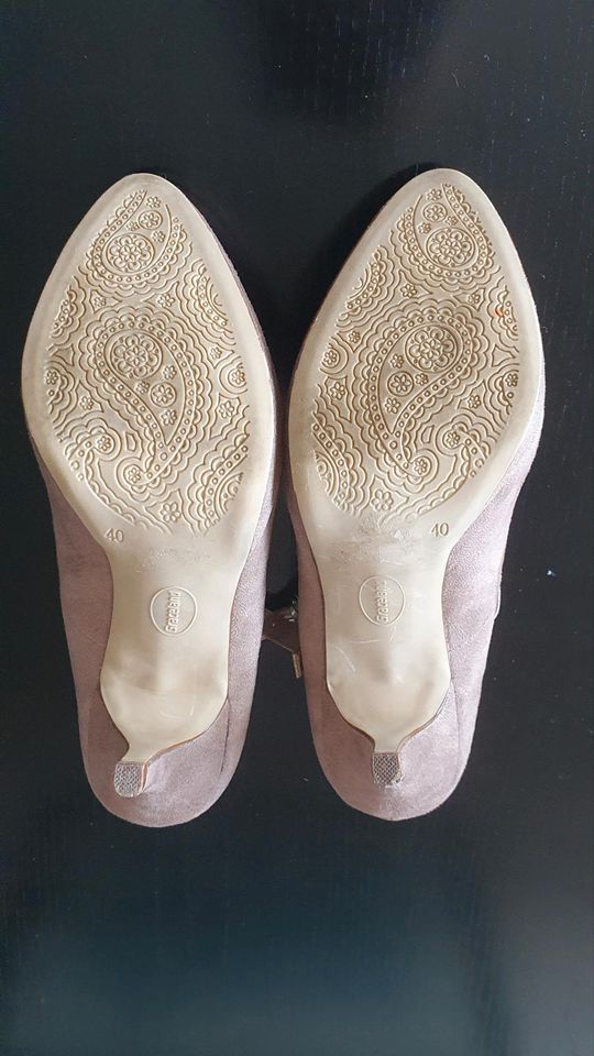 *WIE NEU* Graceland Pumps High Heels Brautschuhe creme nude Gr.40 in Hamburg