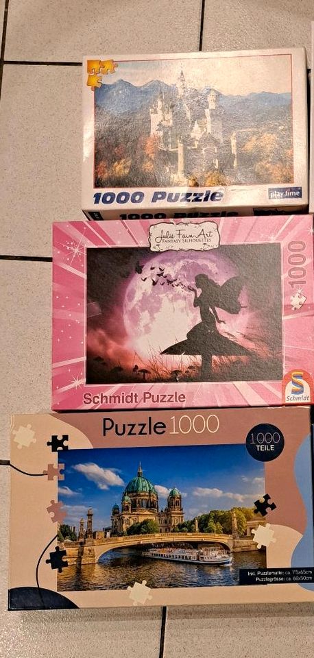 Verschiedene Puzzle 1000 Teile in Lippstadt