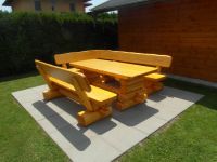 rustikale Gartenmöbel Massiv Holz Sitzgarnitur Gartenbank Sachsen - Sehmatal-Cranzahl Vorschau