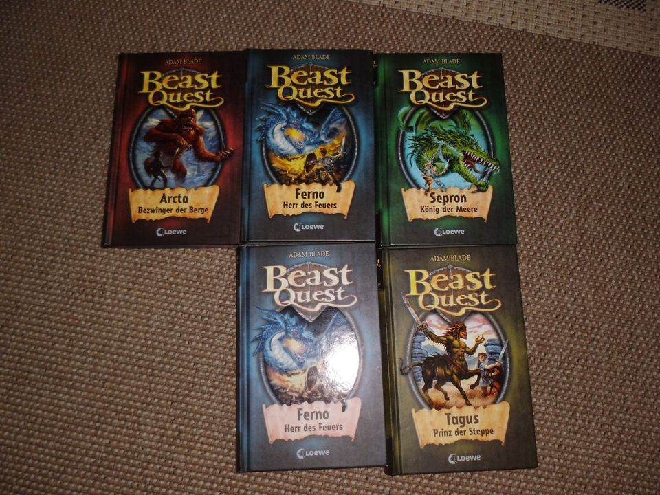 5 Bücher "Beast Quest" in Bad Kötzting