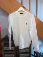 Ralph Lauren Cable Knit Pullover in weiß Gr. XL Kr. München - Unterhaching Vorschau