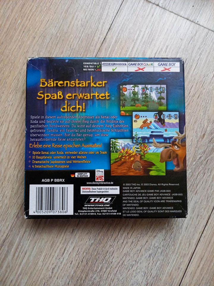 Gameboy Advance - Spiel "Disneys Bärenbrüder" in Linden
