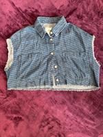 Süßes Jeansoberteil/Weste/Jacke 44 Dresden - Dresden-Plauen Vorschau
