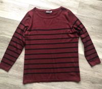 Pullover Long-Pulli Yessica Gr. XL bordeaux-schwarz, Neuwertig Bayern - Burgau Vorschau