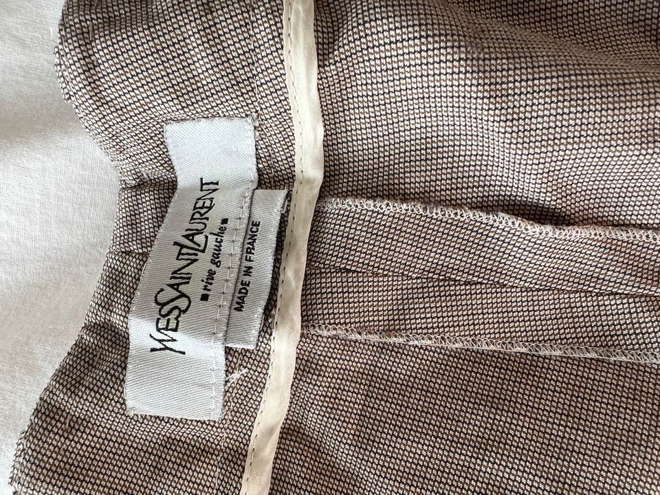 Yves Saint Laurent Hose Baumwolle Seide Gr S YSL in Berlin