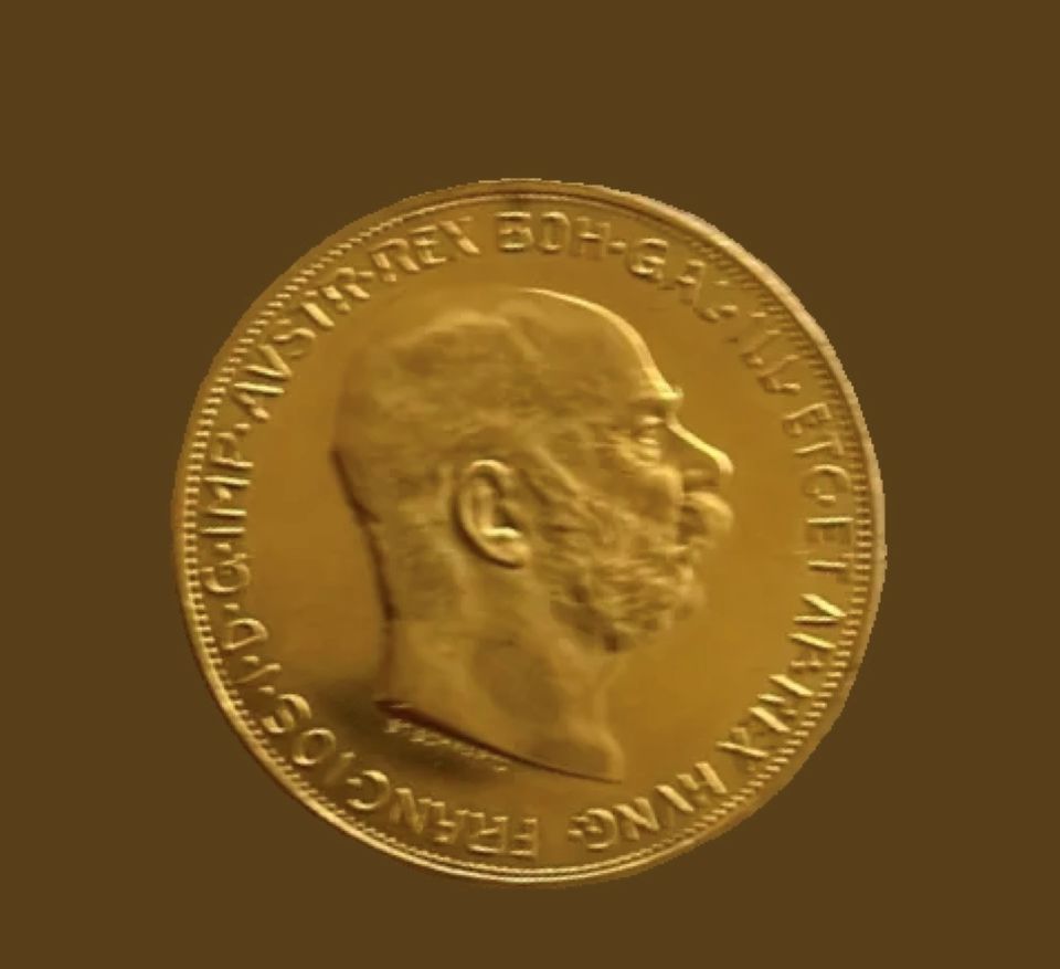 Goldmünze 100 Goldkronen 1915 Österreich Kaiser Franz Joseph in Winterberg