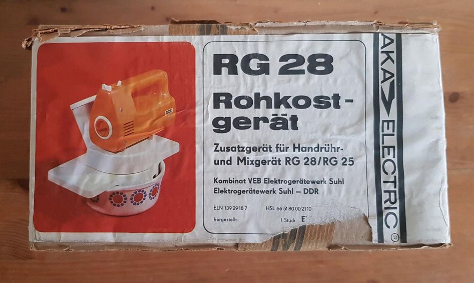 RG 28 ♥️ Rohkostgerät DDR Mixer in Dresden