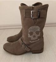 Alba Moda Stiefel 38 Echtleder beige Bielefeld - Heepen Vorschau