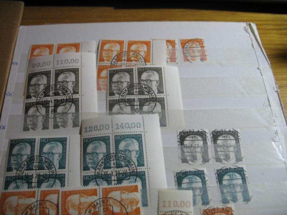 Briefmarken BRD-Berlin Heinemann VB mit Versandstellenstempel in Konstanz