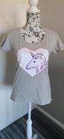 T-Shirt Gr. XS Wendepailletten Einhorn, Takko, grau Nordrhein-Westfalen - Erwitte Vorschau