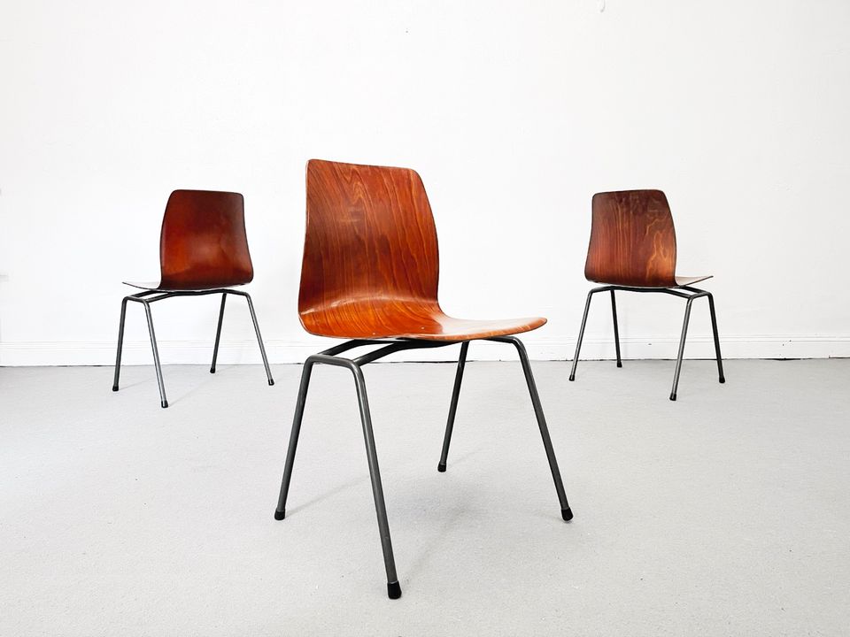 1/12 seltene Pagholz Stühle Chairs Teak Loft Esszimmer Industrial in Berlin