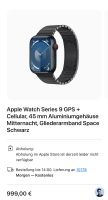 Apple Watch Series 9 GPS + Cellular 45mm Mecklenburg-Vorpommern - Stralsund Vorschau