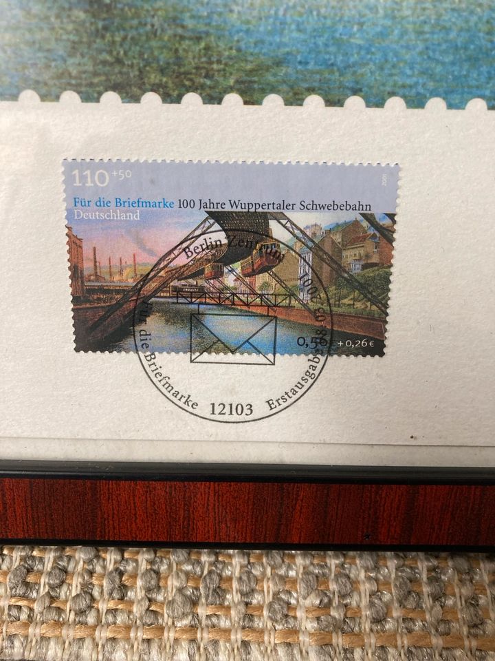 Briefmarke 100Jahre Schwebebahn in Wuppertal