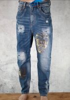 Sexy Woman Jeans neu L Skull Totenkopf gold Baden-Württemberg - Tuttlingen Vorschau