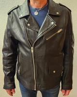 Lederjacke Damen Zara Biker schwarz in XL Echtleder Sachsen - Meerane Vorschau