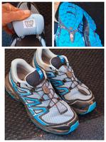 Salomon Schuhe Trekkingschuhe blau Bayern - Huglfing Vorschau