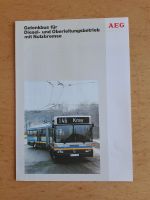 Prospekt AEG DUO-Bus O-Bus Daimler-Benz 0 405 GTD Berlin - Charlottenburg Vorschau