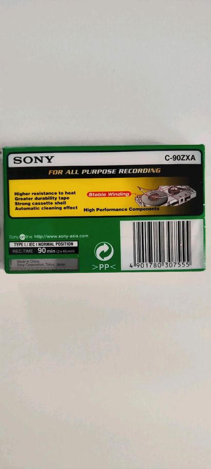 Audiokassetten 10x Sony ZX 90 Neu in Trier