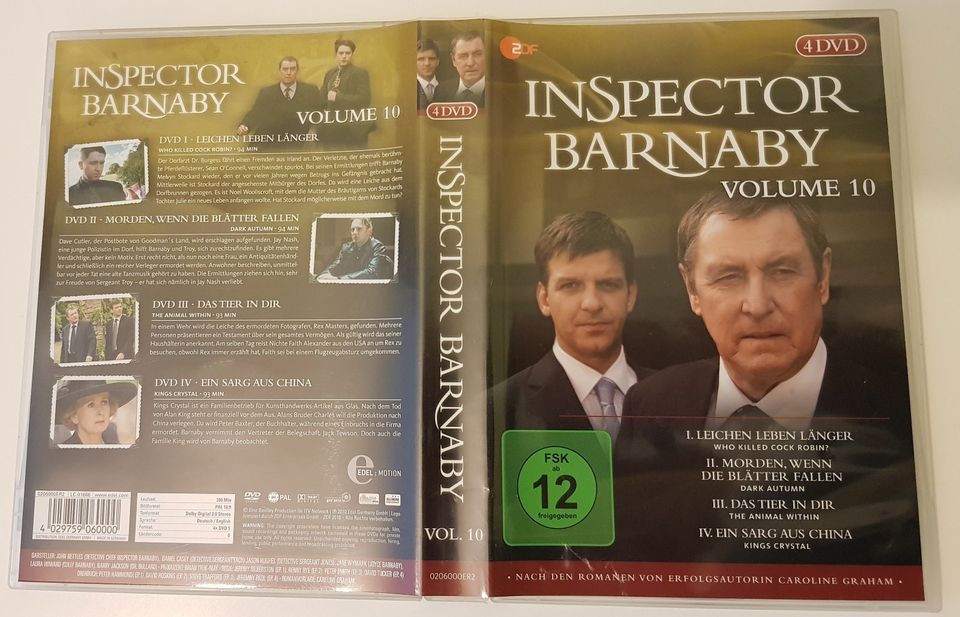 Inspector Barnaby - 4er DVD-Box Nr. 10, 11, 13, 14 in Raben Steinfeld