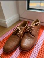 Varese Business Schuhe in hellbraun Düsseldorf - Oberbilk Vorschau