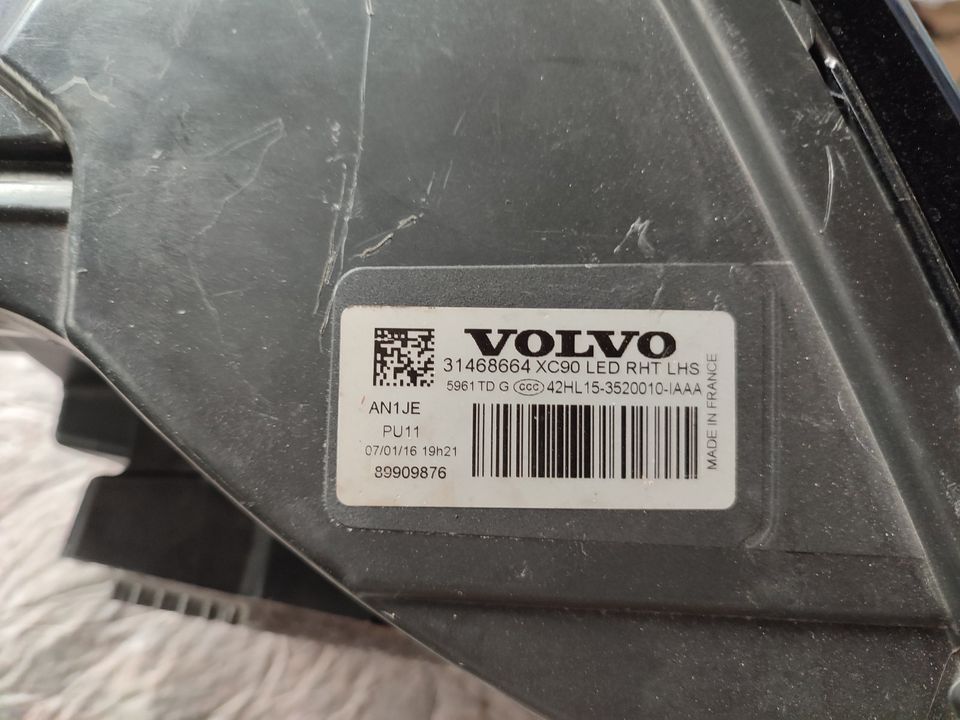 Scheinwerfer links Volvo XC90 LED mit Steuergeräten in Lötzbeuren