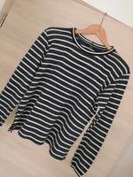 Pulli, M, Only, Sommerpulli, Pullover, gestreift, schwarz-weiß Bayern - Zandt Vorschau