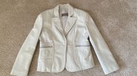 Echt-Leder Blazer Jacke Kurzjacke Beige / Creme Größe 42 Thüringen - Walschleben Vorschau