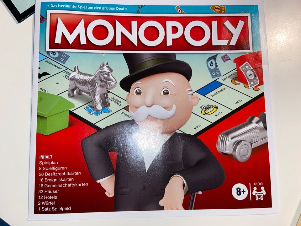 Ersatzteile Monopoly Hasbro Spielfeld Gesellschaftsspiel Familie in Berlin