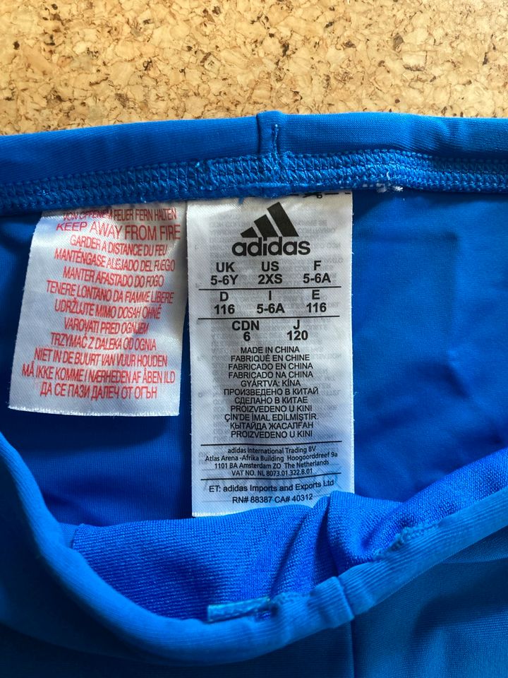 Adidas Badehose 116 in Schieder-Schwalenberg