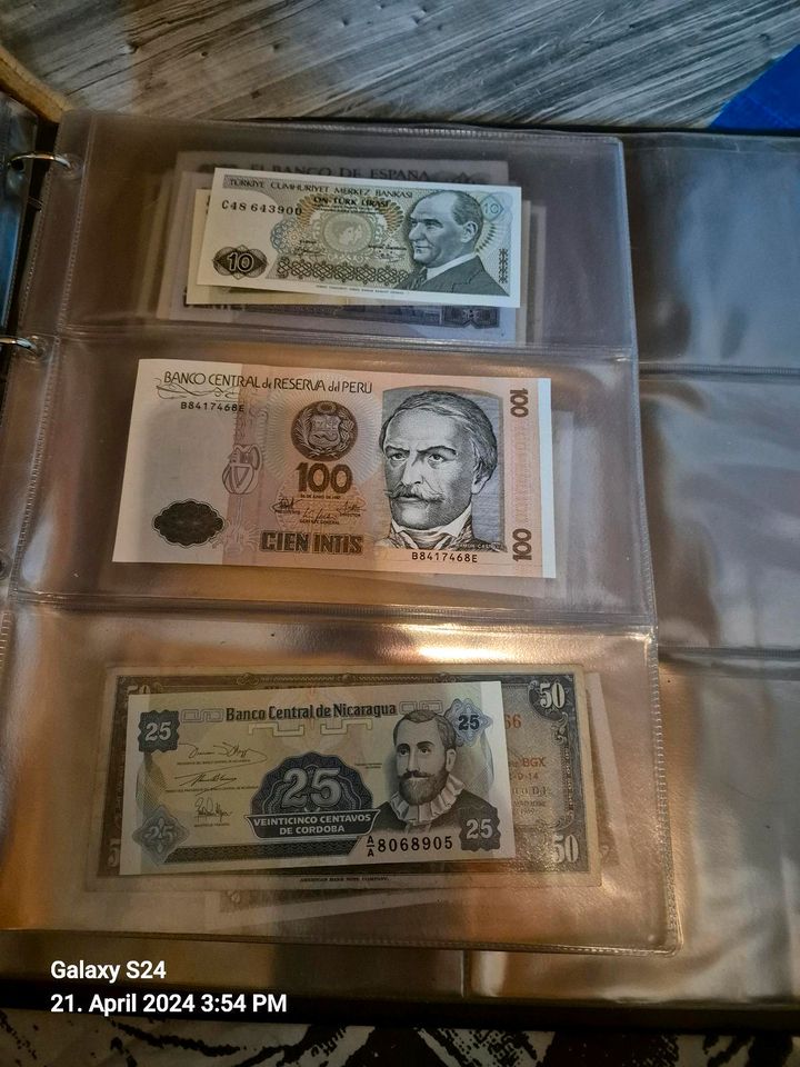 Sammlung Geldscheinen in Wadern