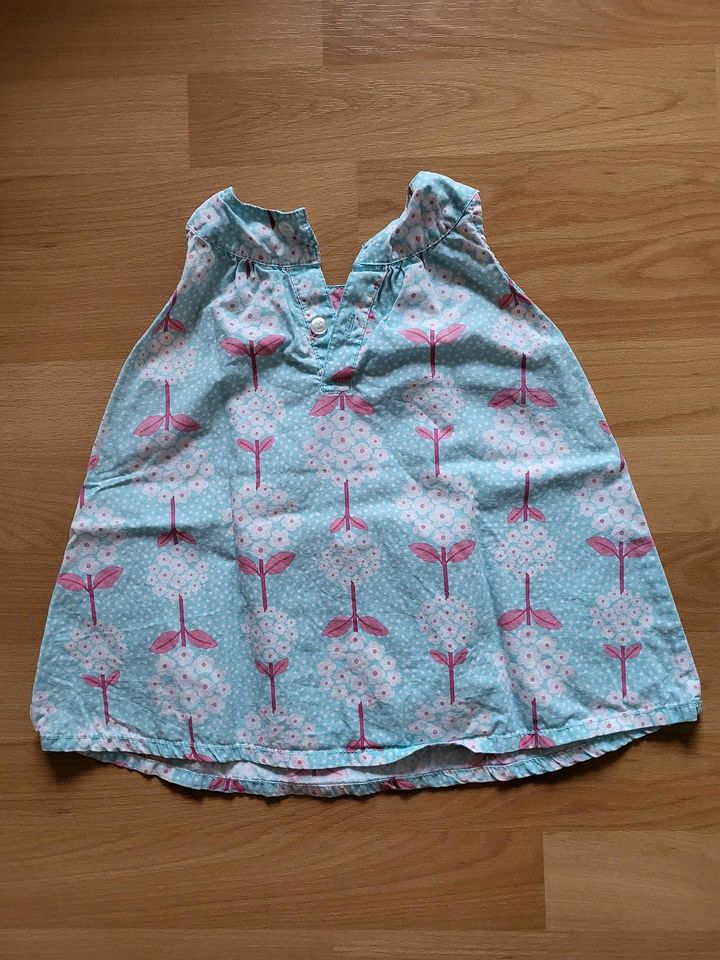 Baby Kurzarmkleid, türkis, H&M, Größe 74 in Grünendeich Niederelbe