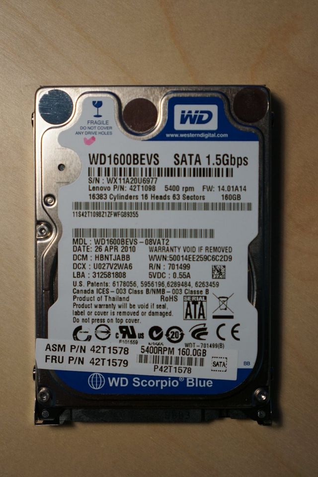 Diverse S-ATA Festplatten HDD (80/160/320 GB/ 1 Tbyte) in Göttingen