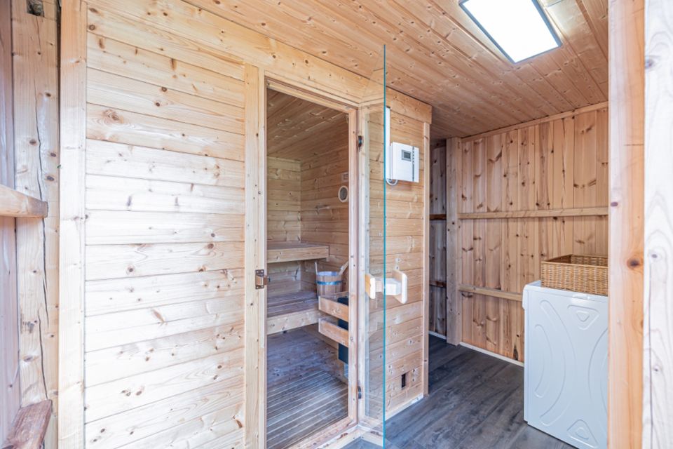 Ferienhaus Kappeln bis zu 5 Personen / Sauna / Kaminofen / Hund in Kappeln