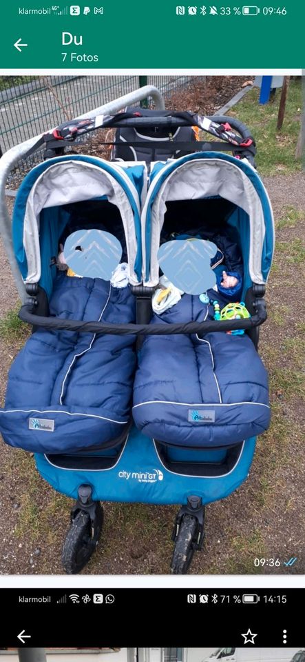 Baby jogger city mini gt double - Zwillingswagen Kinderwagen in Niederkassel