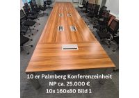 Palmberg Schreibtisch Konferenztisch 10er Unit 8 Meter NP 25.000€ Brandenburg - Großbeeren Vorschau