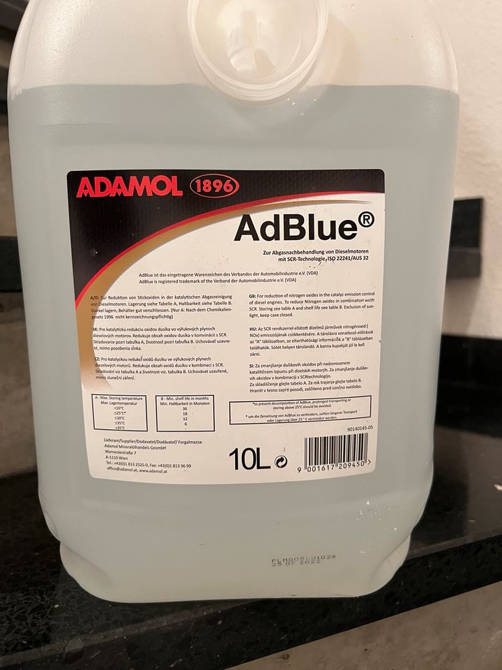 AdBlue für Diesel 10 Liter in Baden-Württemberg - Fronreute, Ersatz- &  Reparaturteile