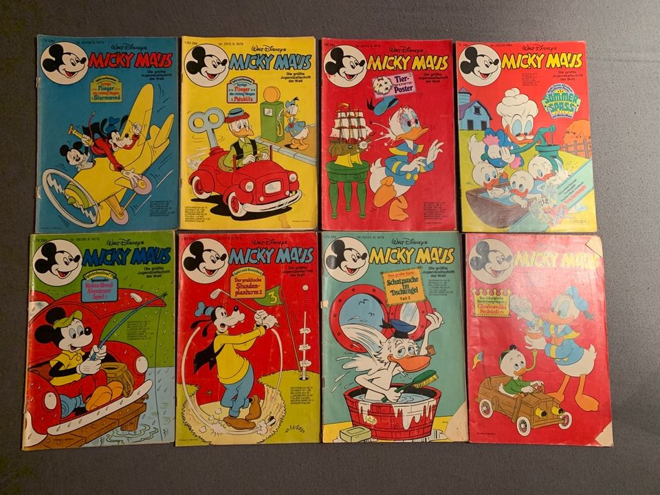 Comics (1976-2006): Donald Duck, Micky Maus, MAD….. in Herne