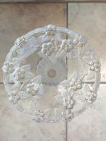 Runde Schale mit 3D Blumenmuster auf Fuß Bayern - Halblech Vorschau