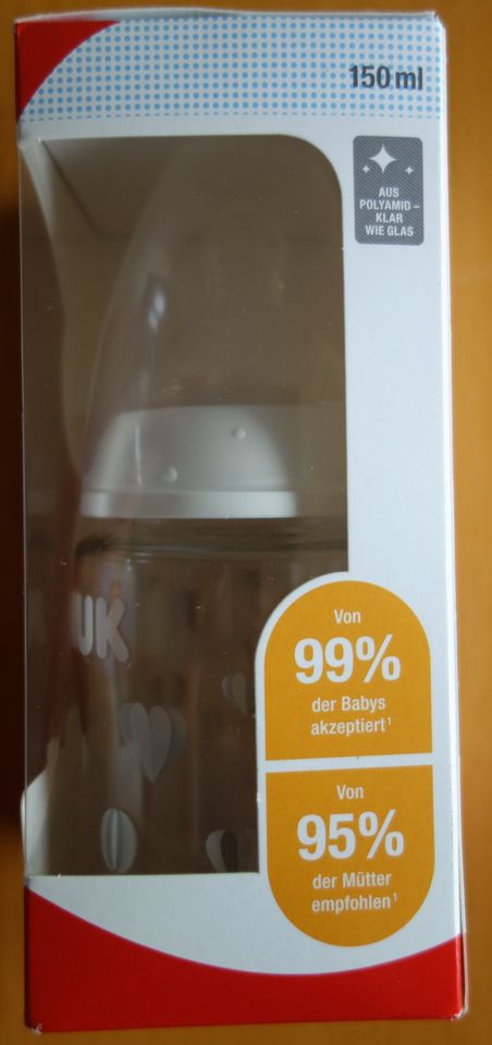 NUK Flasche First Choice+ 150 ml 0-6 Monate, Babyfläschchen in Ribnitz-Damgarten