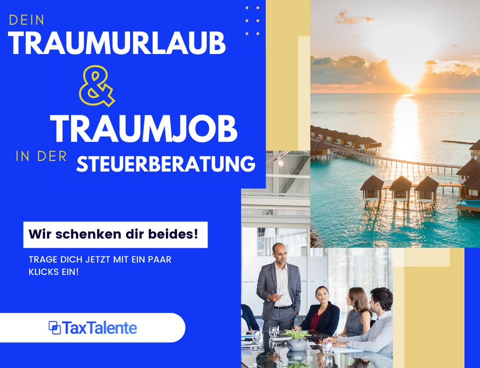 Traumurlaub & Traumjob in der Steuerberatung in Gummersbach in Gummersbach