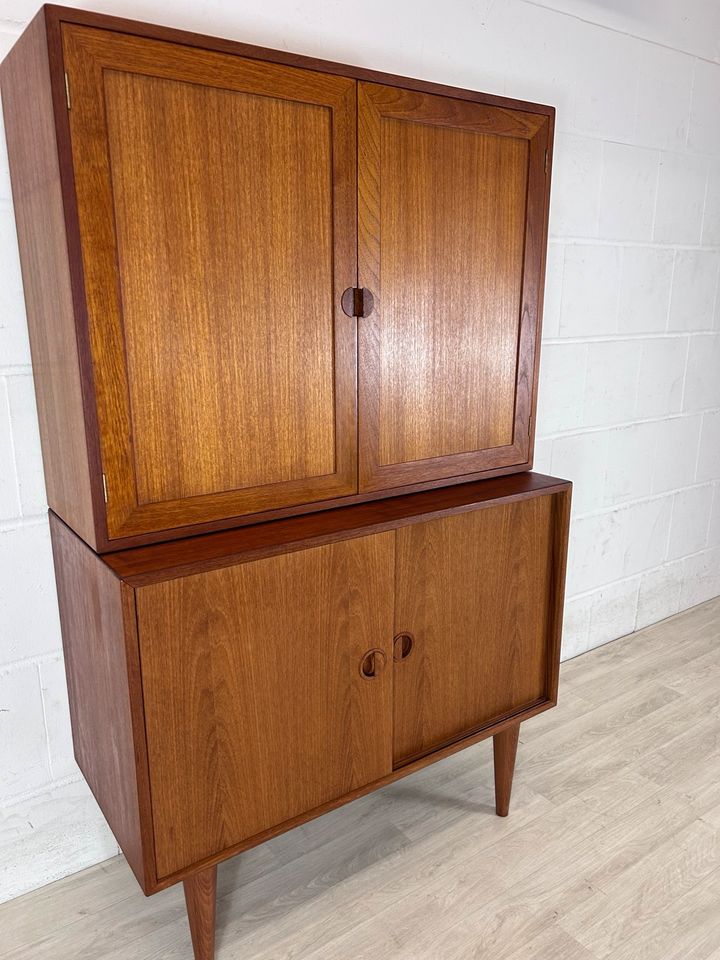 Vintage Teak Highboard Kommode Geschirrschrank HG FURNITURE 60er in Delmenhorst